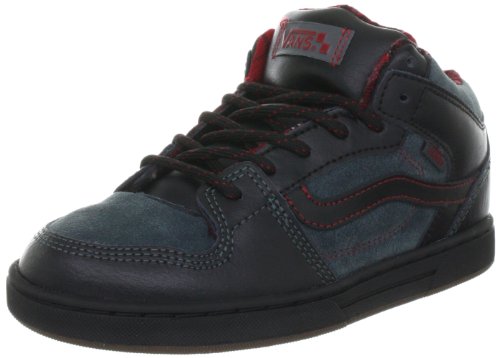 Vans Edgemont VNJ56HL, Jungen Sneaker, Schwarz ((Weather) Black/urban/Black), EU 32 (US 1.5) von Vans