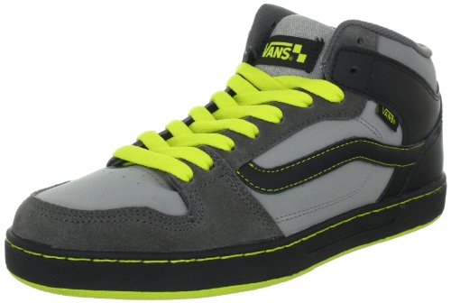 Vans Edgemont VNJ66KF, Herren Klassische Sneakers, Grau (Grey/Black/neon Green), EU 40 (US 7.5) von Vans