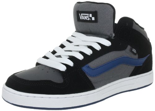 Vans Edgemont VNJ6BC7, Herren Klassische Sneakers, Schwarz (Black/Charcoal/Blue), EU 43 (US 10) von Vans