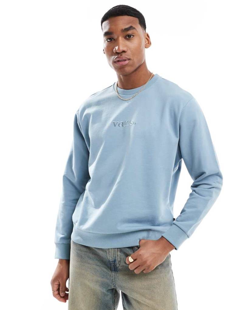 Vans - Essential - Lockeres Sweatshirt in Blau mit Rundhalsausschnitt von Vans