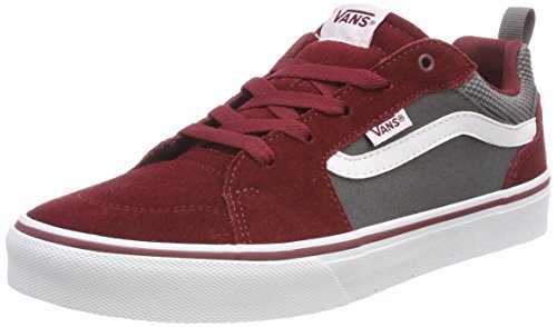 Vans FILMORE SUEDE/CANVAS, Jungen Niedrig, Rot ((Suede/Canvas) Cabernet/Pewter T2m), 31 EU (13 UK) von Vans