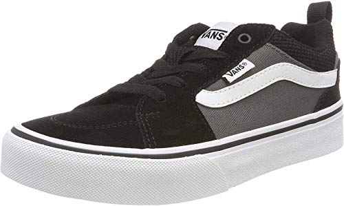 Vans FILMORE SUEDE/CANVAS, Jungen Niedrig, Schwarz ((Suede/Canvas) Black/Pewter Ug7), 31 EU (13 UK) von Vans