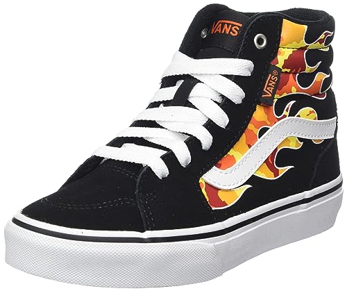 Vans Filmore Hi Sneaker, Flame Camo Black/White, 38 EU von Vans