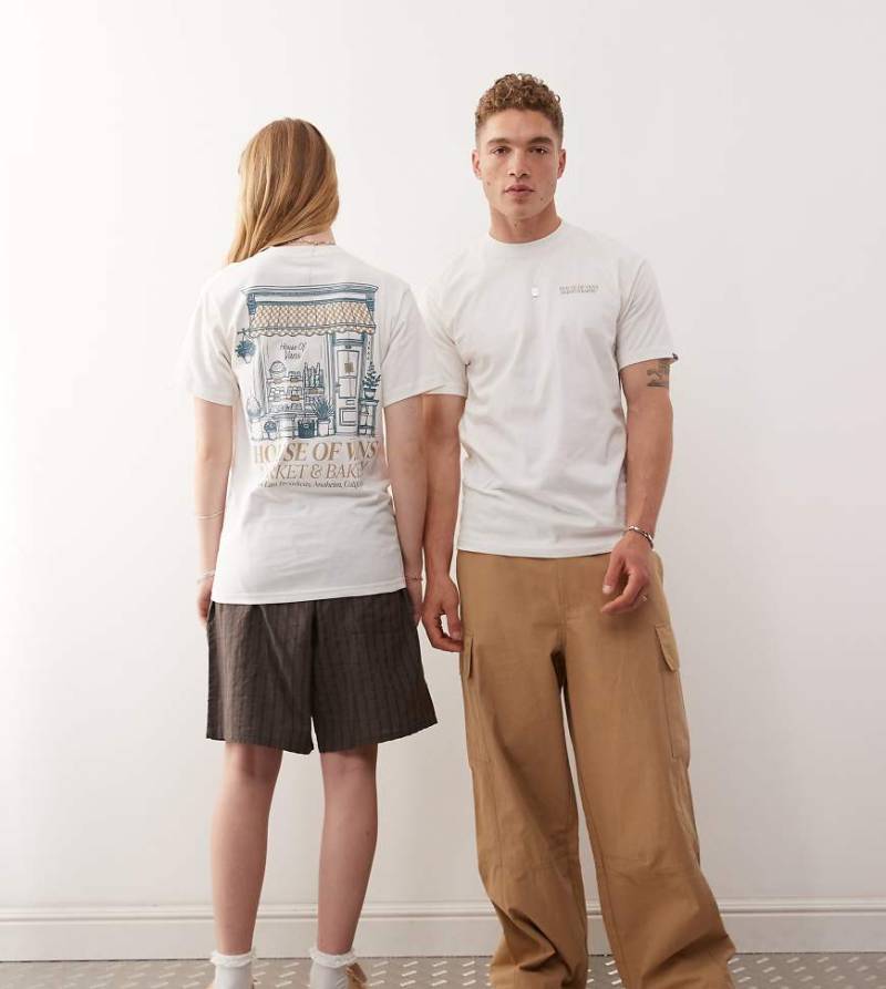 Vans - Fresh Baked - T-Shirt in Wollweiß - Exklusiv bei ASOS von Vans
