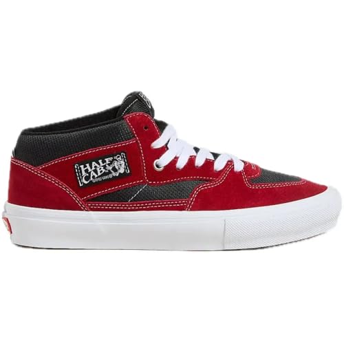 Vans Half Cab Pro Original Skateboard-Sportschuhe Unisex Erwachsene Limited Edition Caballero 2025, ROT SCHWARZ, 45 EU von Vans