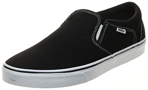 Vans Herren Asher Sneaker, Schwarz Canvas Black White, 38.5 EU von Vans