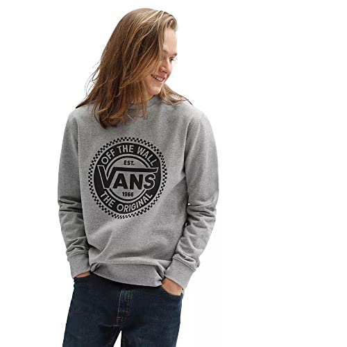 Vans Herren Big Chest Lock UP Crew Sweatshirt, Cement Heather, M von Vans