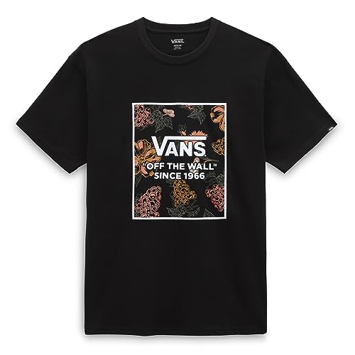 Vans Herren Box Garden Short Sleeved T-Shirt T-Shirt, Black, von Vans