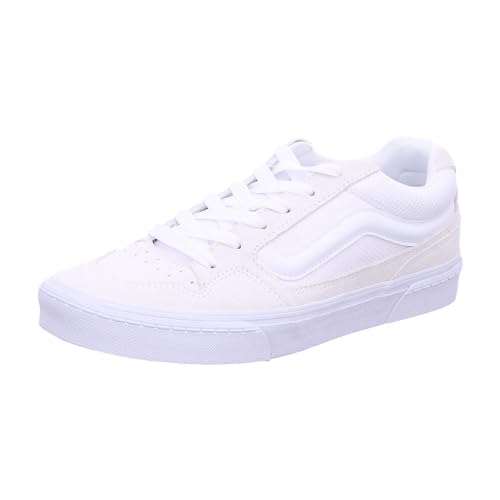 Vans Herren Caldrone Sneaker, Suede/MESH White/White, 41 EU von Vans