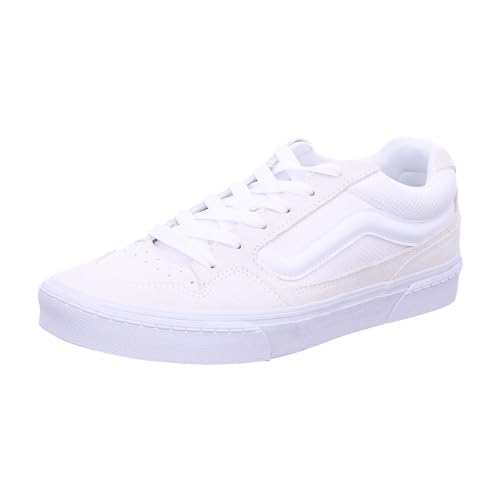 Vans Herren Caldrone Sneaker, Suede/MESH White/White, 47 EU von Vans