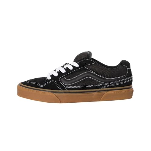 Vans Herren Caldrone Sneaker , Veloursledernetz Schwarz Gummi , 39 EU von Vans