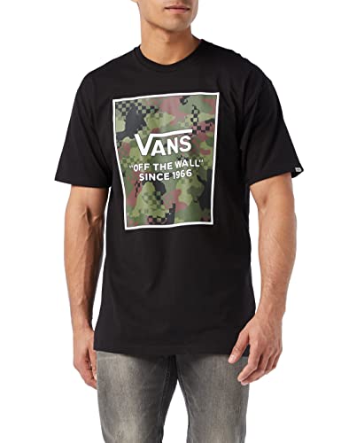 Vans Herren Camo Check Box Fill-b T-Shirt, Schwarz, XL von Vans