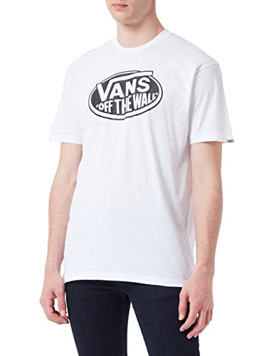 Vans Herren Classic OTW-B T-Shirt, Weiß-Schwarz, XS von Vans