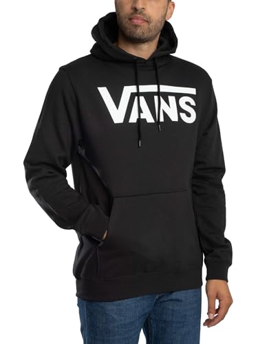 Vans Herren Classic Pullover Kapuzenpullover, schwarz-weiß, XL von Vans