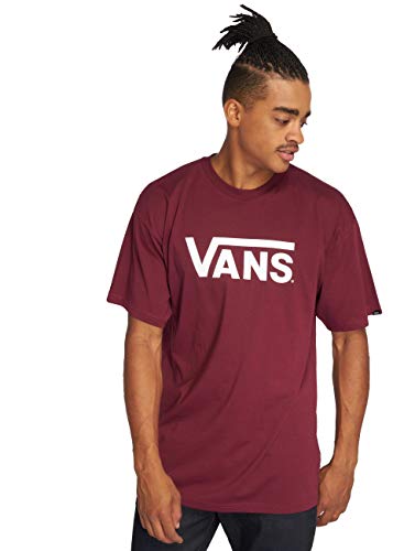 Vans Herren Classic T - Shirt, Rot (Burgundy/white), Large von Vans