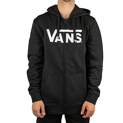 Vans Herren Classic Zip Kapuzenpullover, Schwarz, M von Vans