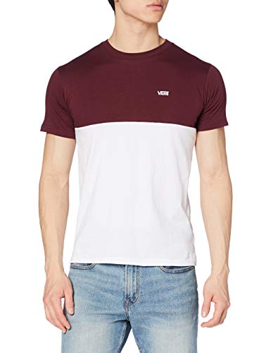 Vans Herren Colorblock T-Shirt, White-Port Royale, S von Vans