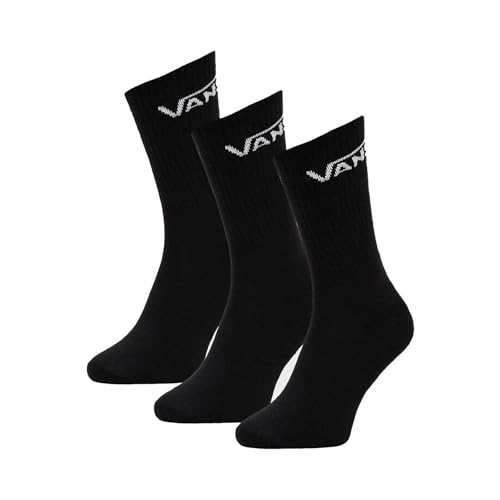 Vans Herren Crew (US 9-13, 3er-Pack) Socken, schwarz 2, Einheitsgröße von Vans