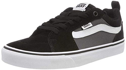 Vans Herren Filmore Sneaker, Black/White (Suede Canvas), 44 EU von Vans