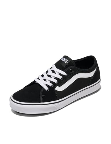 Vans Herren Filmore Decon Sneaker, Suede Canvas Black White, 44 EU von Vans