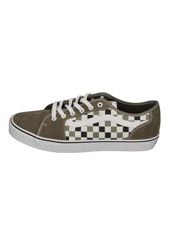 Vans Herren Filmore Decon Sneaker, Multi Checker Olive, 45 EU von Vans