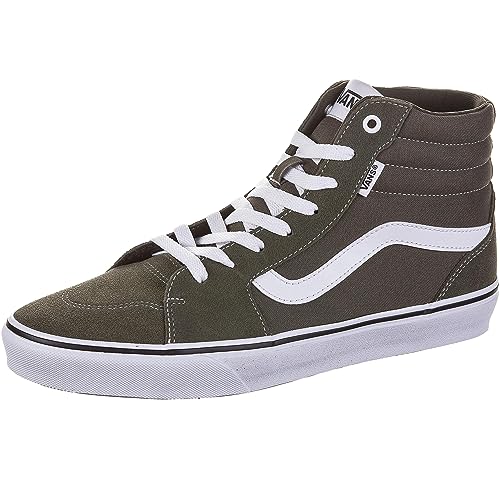 Vans Herren Filmore Hi Sneaker, Suede/Canvas Grape Leaf/White, 47 EU von Vans