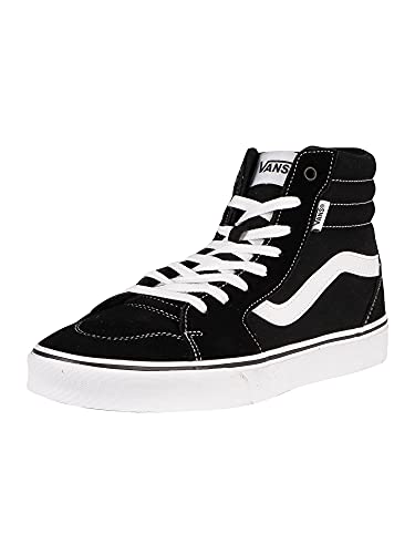 Vans Herren Filmore Hi Sneaker, Suede Canvas Black White, 49 EU von Vans