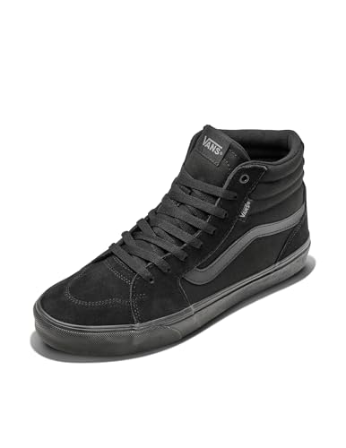 Vans Herren Filmore Hi Sneaker, Suede Canvas Black Black, 39 EU von Vans