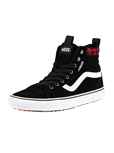 Vans Herren Filmore Hi Vansguard Sneaker, Suede Black Red Plaid, 40.5 EU von Vans