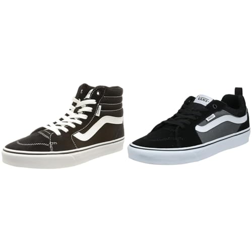 Vans Herren Filmore Sneaker, Schwarz ((Suede Canvas) Black/Pewter T2J), 44 EU Ward (Suede/Canvas) 48 von Vans