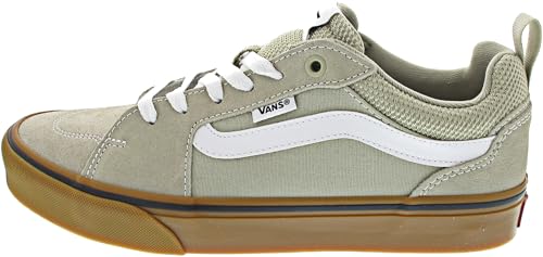 Vans Herren Filmore Sneaker, Veloursleder Leinen Khaki Gummi, 42 EU von Vans