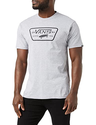 Vans Herren Full Patch T-Shirt, Grau (Athletic Heather-Black ATJ), XX-Large von Vans