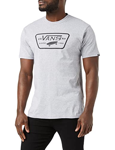 Vans Herren Full Patch T-Shirt, Grau (Athletic Heather-Black Atj), XX-Large von Vans