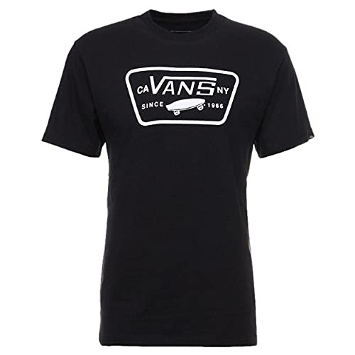 Vans Herren Full Patch T-Shirt, Schwarz (Black/White), Large von Vans