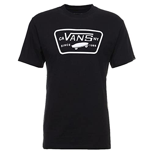 Vans Herren Full Patch T-Shirt, Schwarz (Black/White), Small von Vans