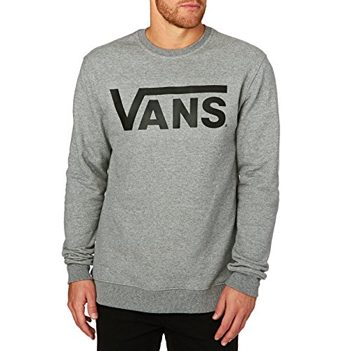 Vans Herren Herren Sweatshirt Classic Crew Fleece Sweatshirt, grau, XL, V00YX0ADY von Vans