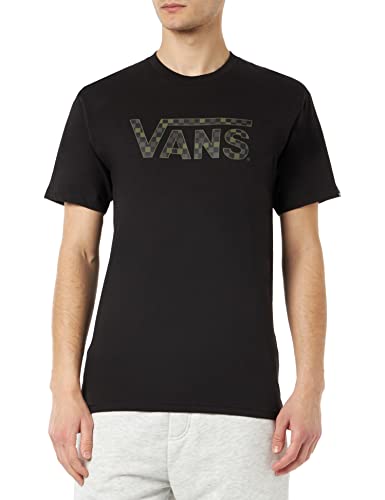 Vans Herren Karierte T-Shirt, Schwarz-Camo, L von Vans