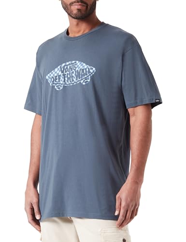Vans Herren Kariertes Off The Wall Fill T-Shirt, Indigo, S Vans Herren Kariertes Off The Wall Fill T-Shirt, Indigo, S von Vans