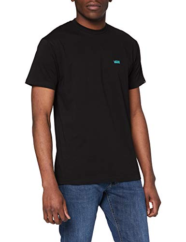 Vans Herren Logo auf der linken Brust T-Shirt, Wasserfall-Schwarz, M von Vans