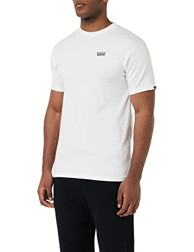 Vans Herren Mini Script T-Shirt, Weiß, L von Vans