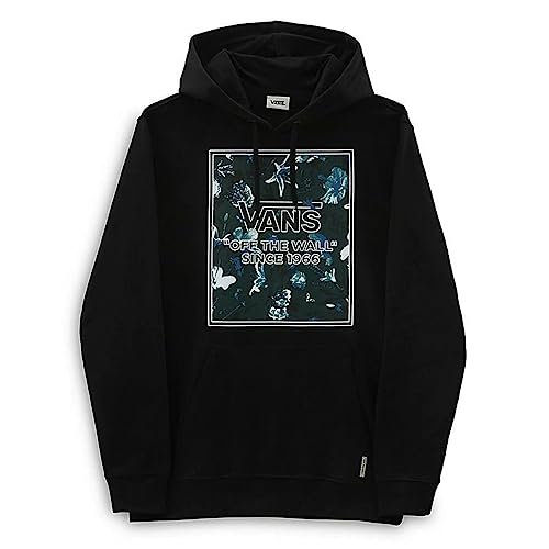 Vans Herren Night Garden Box Po Kapuzenpullover, Schwarz, S von Vans