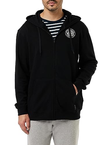 Vans Herren Original Zip Hooded Sweatshirt, Black, von Vans