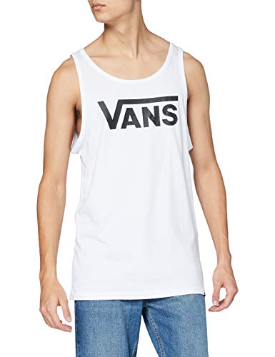 Vans Herren Pullunder Classic Tank VY8V, Gr. Medium, Weiß (White-Black YB2) von Vans