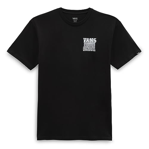 Vans Herren Reaper Mind Short Sleeved T-Shirt T-Shirt, Black, von Vans