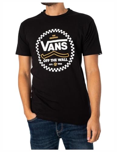 Vans Herren Rundes T-Shirt, Schwarz, L von Vans