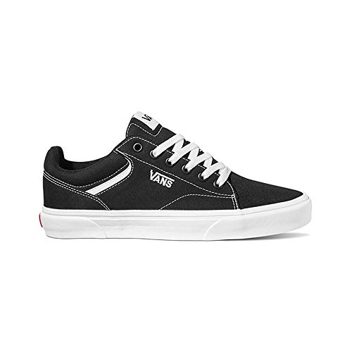 Vans Herren Seldan Sneaker, Schwarz ((Canvas) Black/White 187), 40 EU von Vans