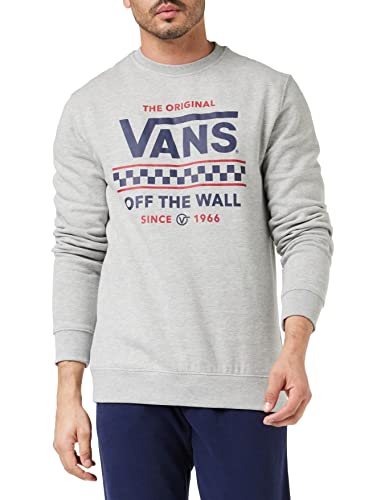 Vans Herren Stackton Crew Sweatshirt, Grey Heather, L von Vans