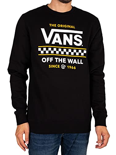 Vans Herren Stackton Crew Sweatshirt, Schwarz, L von Vans