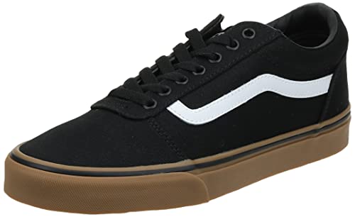 Vans Herren Ward Sneaker, (Canvas) Black/Gum, 39 EU von Vans