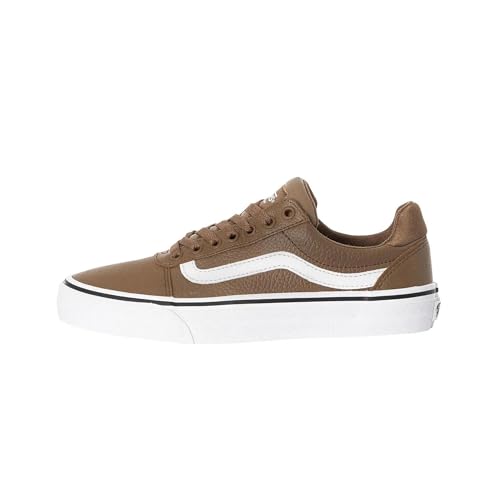 Vans Herren Ward Deluxe Sneaker, Tumble Leather Brown, 45 EU von Vans